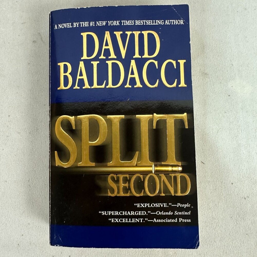 Split Second By David Baldacci 2003 Paperback First Edition Warner Books